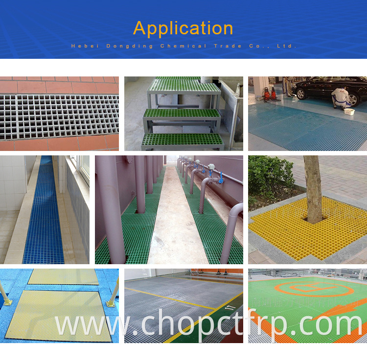 FRP/GRP Grating Fiberglass Reinforcement Plastic Grating